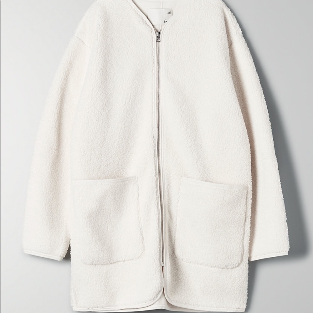 Wilfred Long Sherpa Liner Jacket